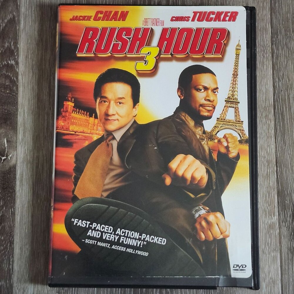 Rush Hour 3 DVD 2007 New Line Cinema Jackie Chan Chris Tucker